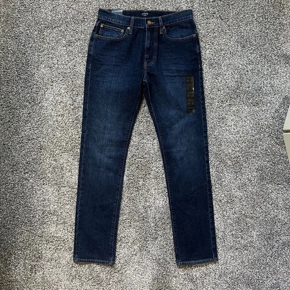 J Crew Men’s Straight Vintage Flex Jeans; W29 L32; New with Tags - Picture 1 of 16
